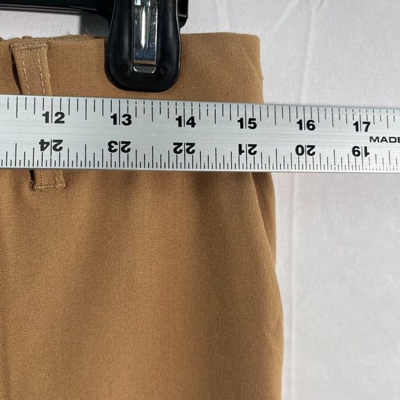 C by One Brown Pull On Womens Wide Leg Dress Pants Medium - Picture 8 of 9